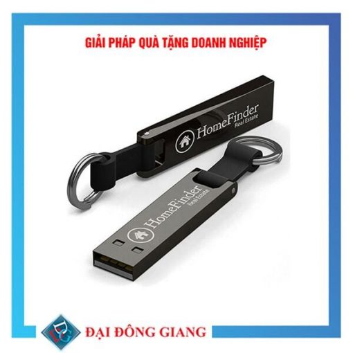 USB màu đen in logo cong ty