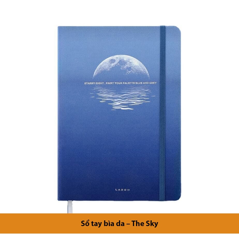 Sổ tay bìa da – the sky