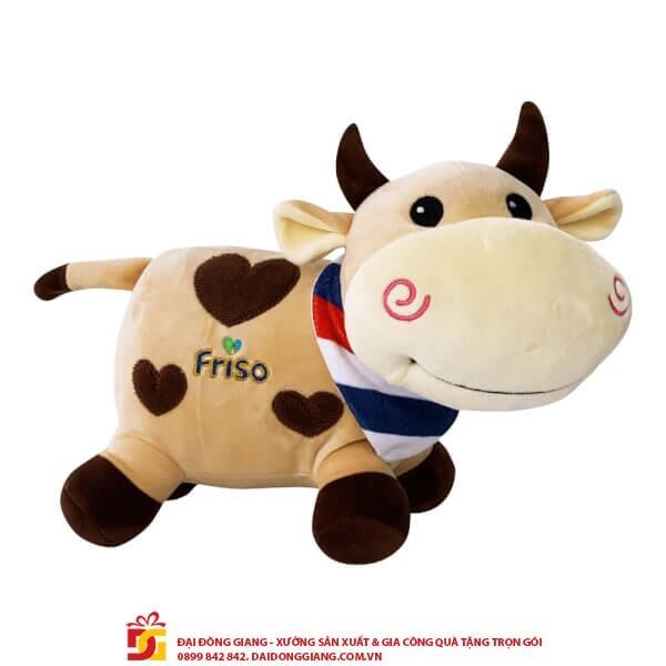Bò bông dành cho bé - Quà tặng quảng cáo của công ty Friso