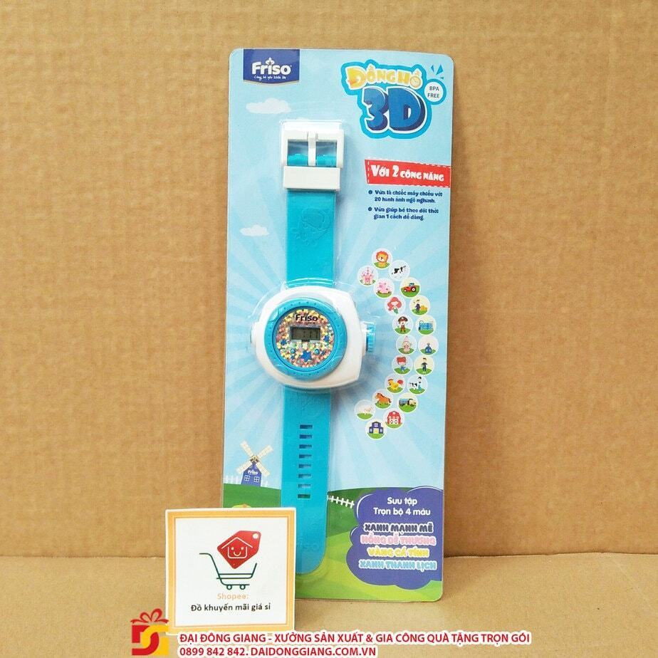 Đồng hồ 3d cho trẻ em - quà tặng khuyến mãi của công ty friso