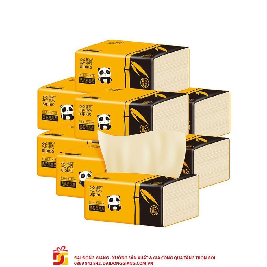 Thùng 48 hộp giấy ăn gấu trúc