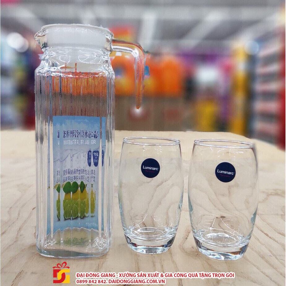 Bộ ly và bình thủy tinh - Quà tặng từ Unilever