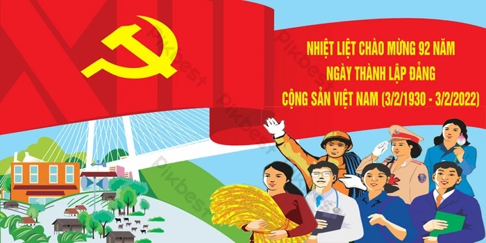 Top banner poster ngay thanh lap dang cong san viet nam 3 2 dep thiet ke mien phi 2