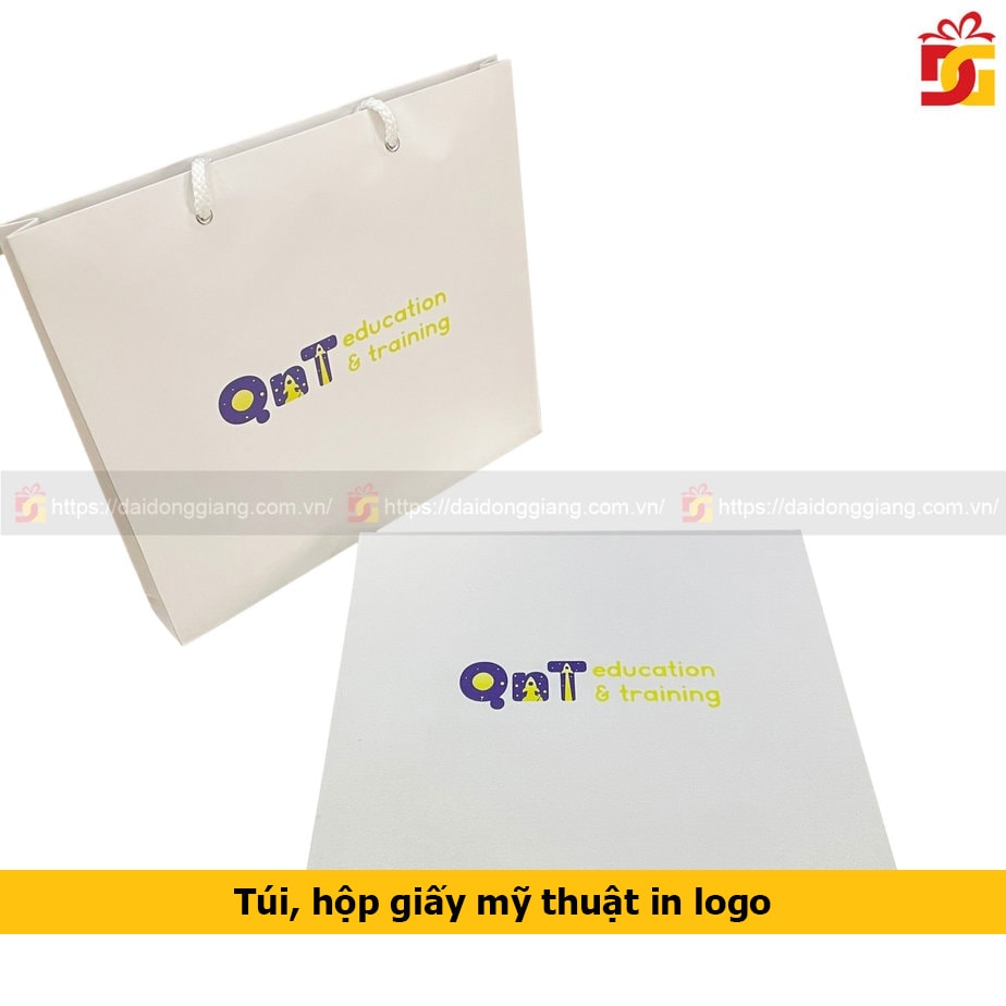 Túi, hộp giấy mỹ thuật in logo