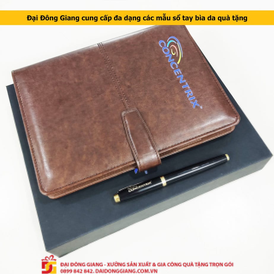 Đại Đông Giang cung cấp đa dạng các mẫu sổ tay bìa da quà tặng