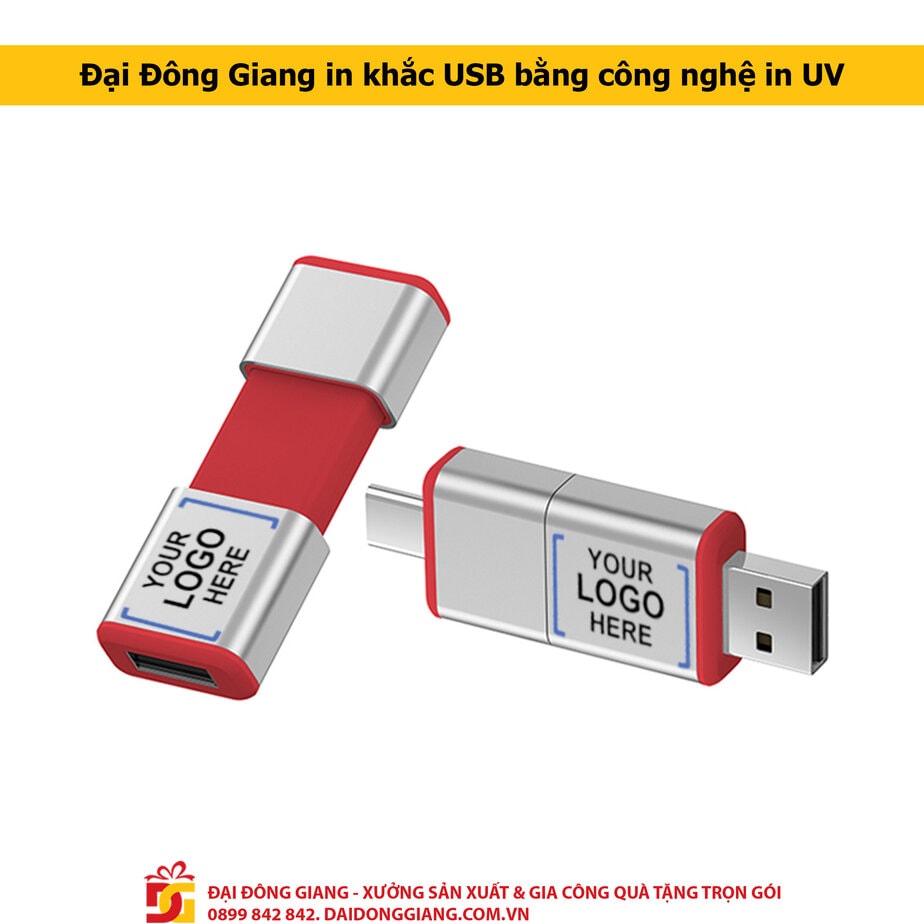 Đại Đông Giang in khắc USB bằng công nghệ in UV