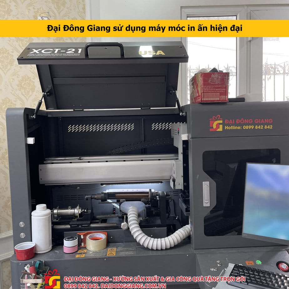 Đại Đông Giang sử dụng máy móc in ấn hiện đại